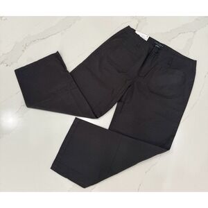 Social Standard by Sanctuary Juliet Crop Pants Size 12 Black Capsule Stretch NWT